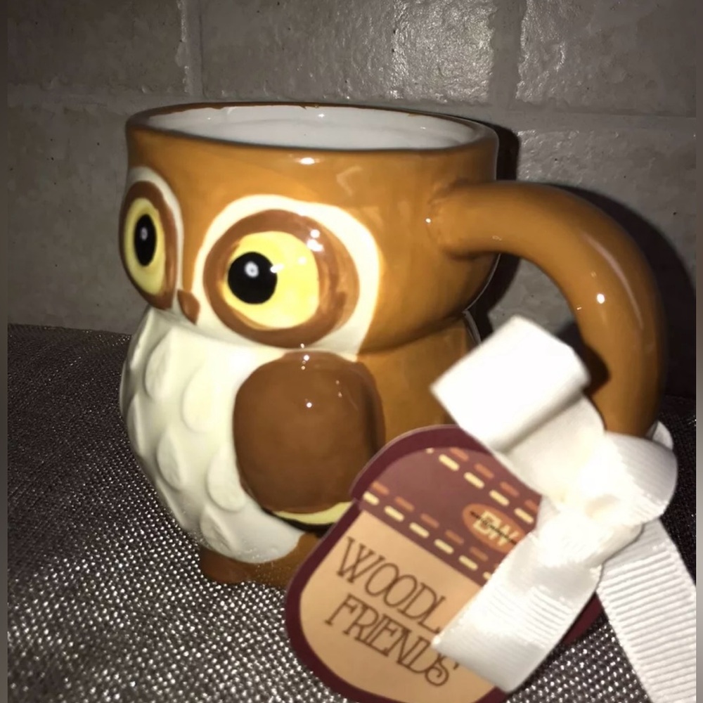 Boston Warehouse Trading Corp. Owl Coffee Cup Mug NWT